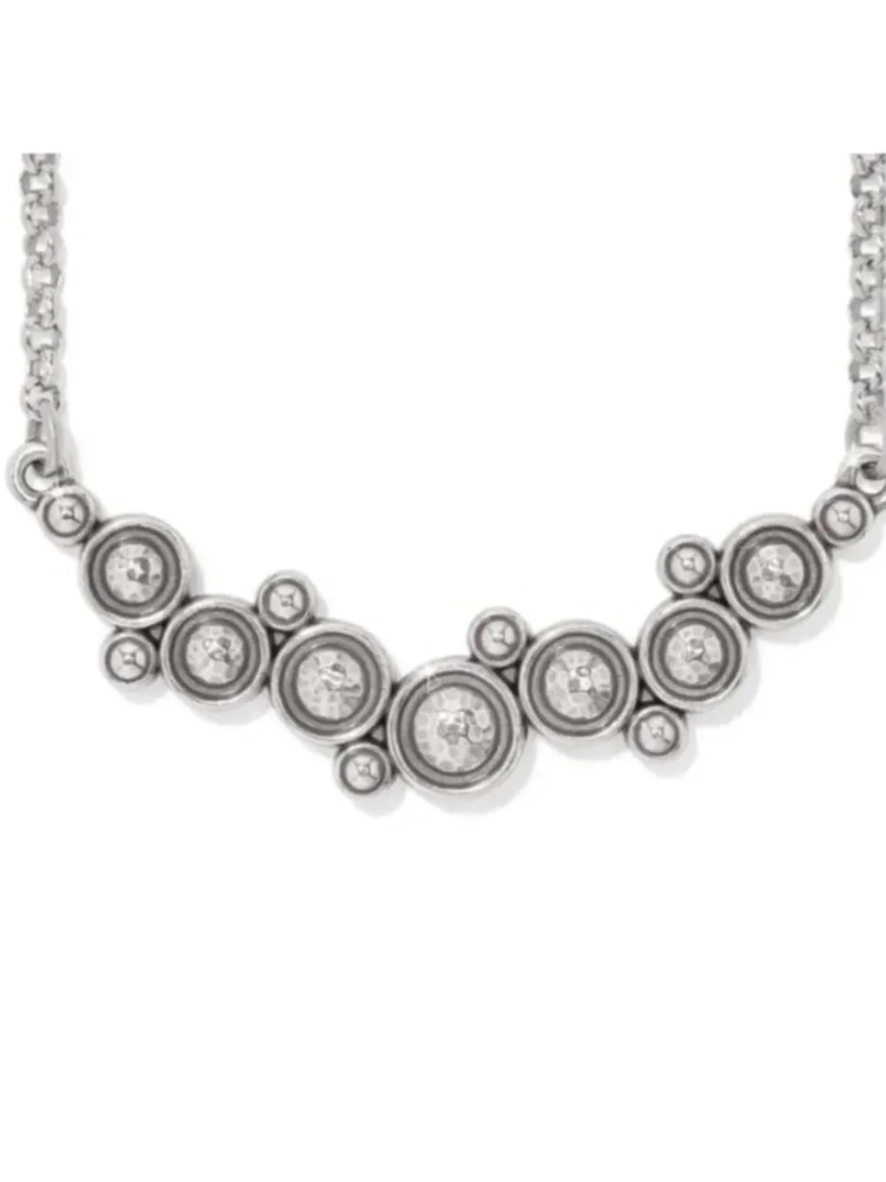 🌹🆕 Brighton Constella Silver Cluster crystal necklace NWT $108